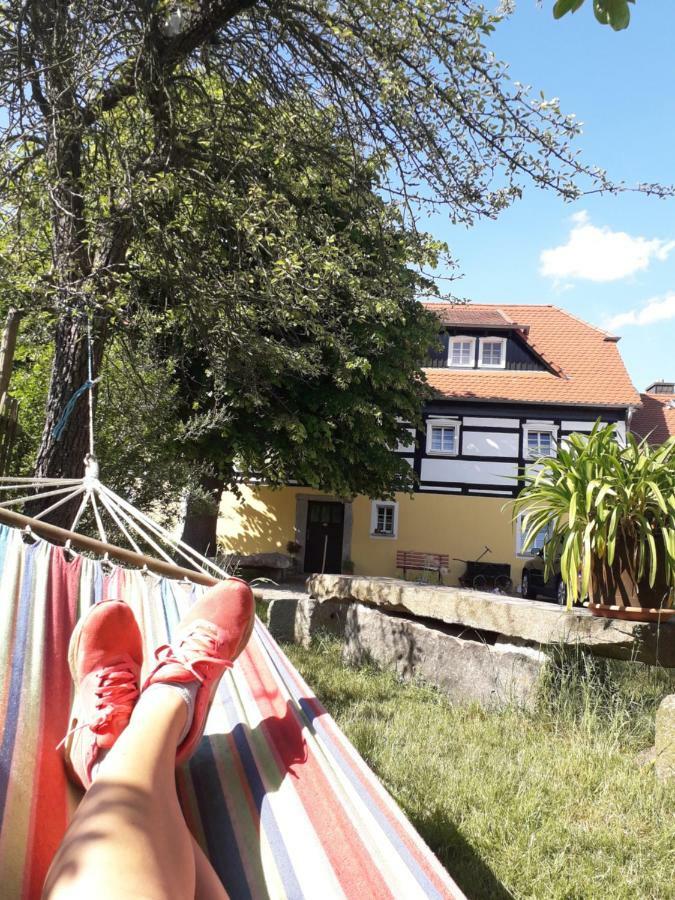 SPREEHOF Göbeln Apartman Großdubrau Kültér fotó